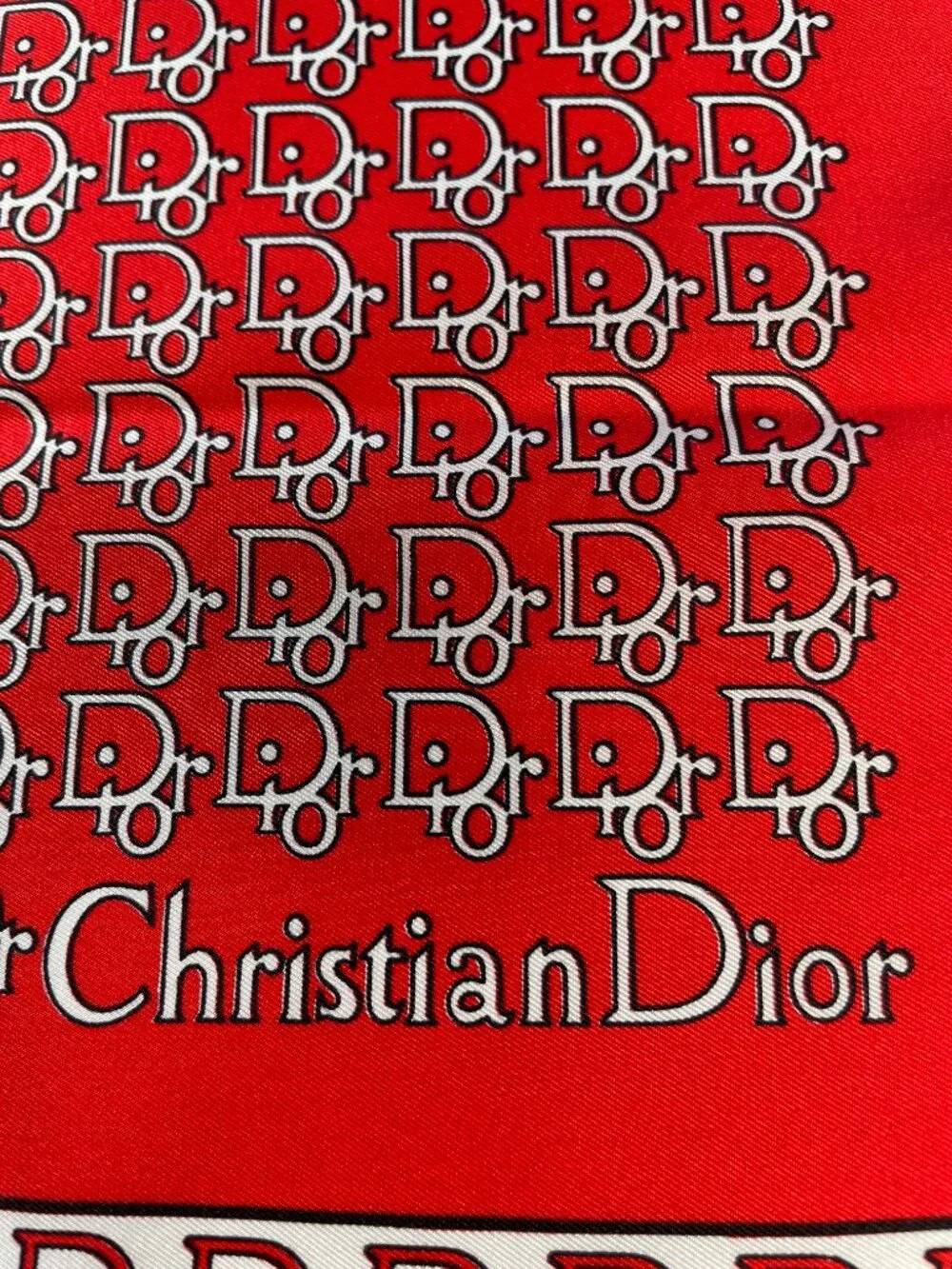Vintage Christian Dior Silk Trotter Scarf